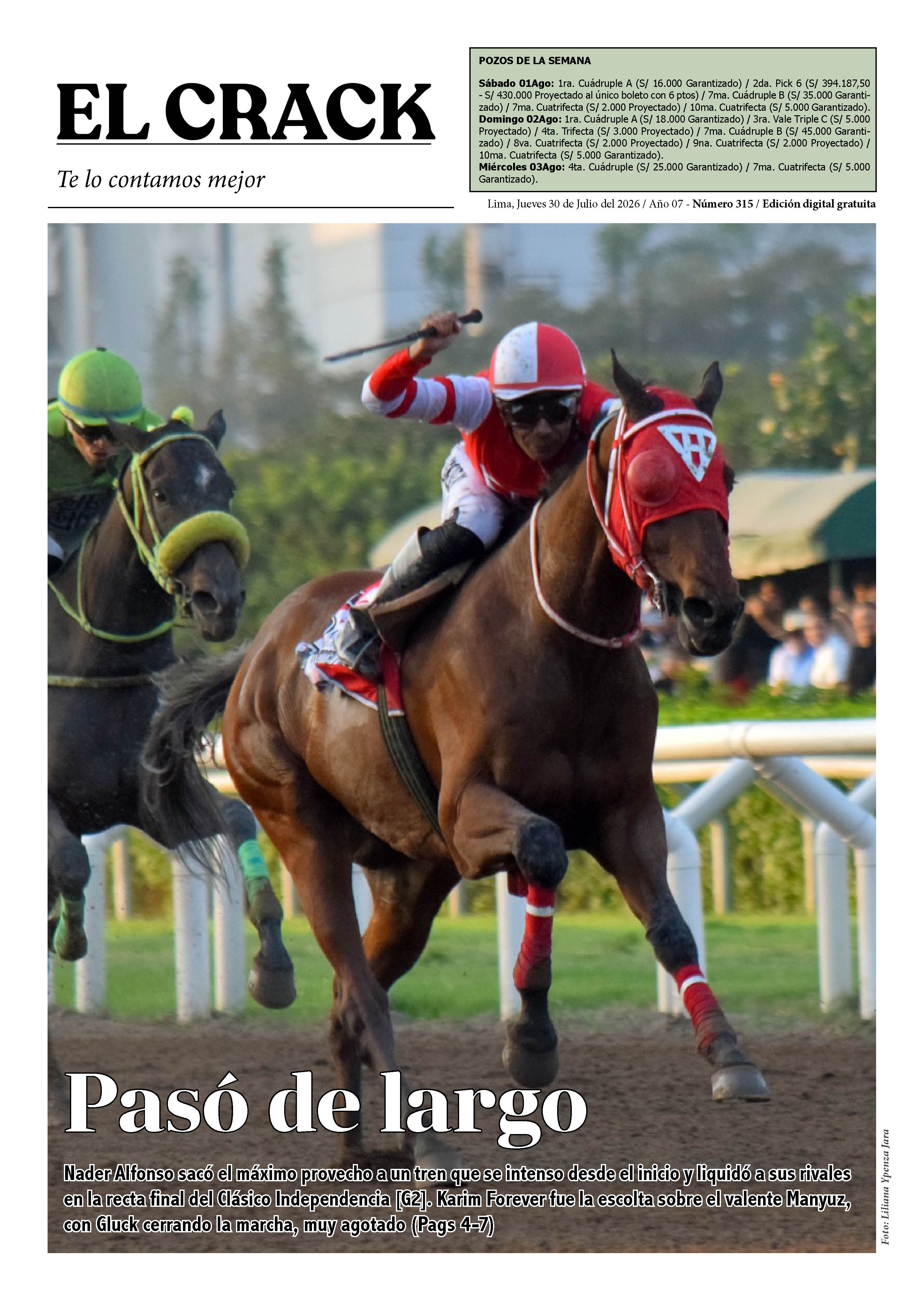 Portada de El Crack N.º 315